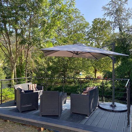 Private Riverside Villa With Breathtaking Views Axat Luaran gambar